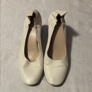Everlane Italian Leather Elegant Cream Women's Shoes
